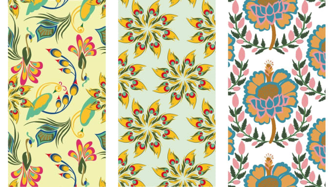 Gig Preview - Design unique digital seamless pattern for textile and any other surface