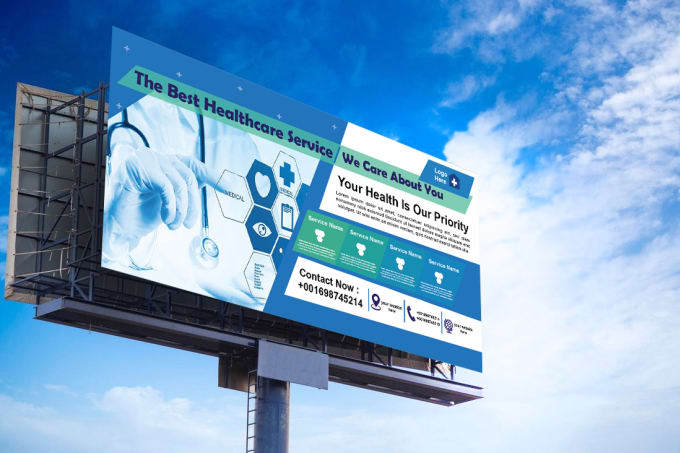 Gig Preview - Do real state medical healthcare billboard and signage design for you