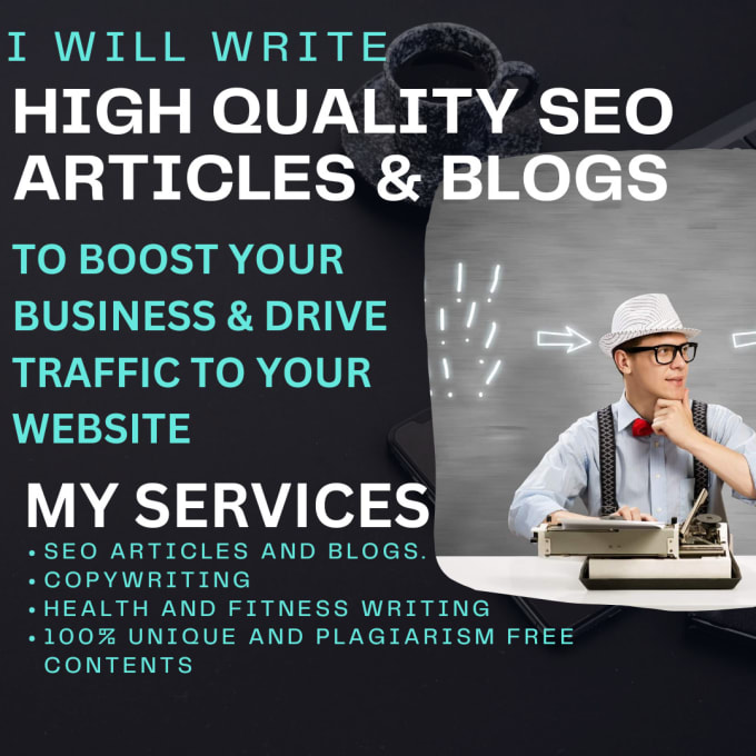 Gig Preview - Write SEO blogs posts and articles for your website