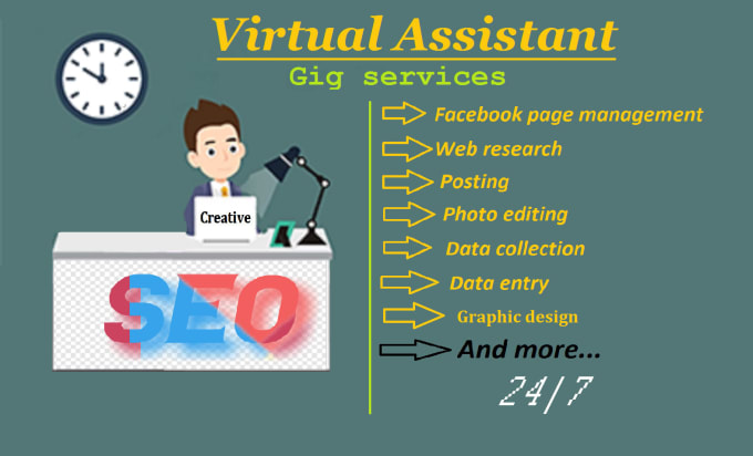 Gig Preview - Provide you virtual assistance