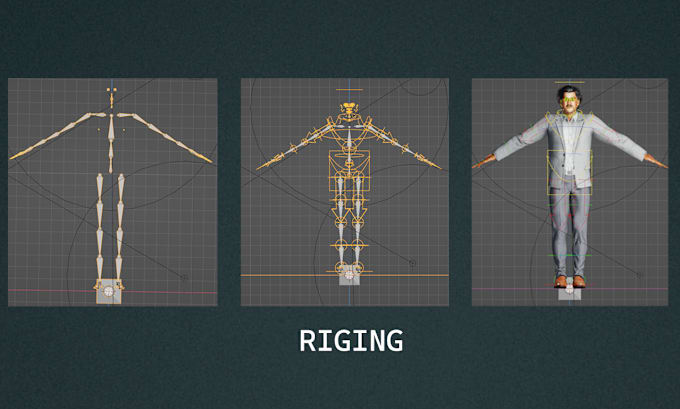 Gig Preview - Create a rigged realistic human 3d character for blender