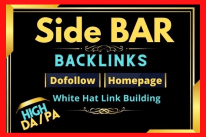 Gig Preview - Make da50 plus seo homepage blogroll sidebar footer sitewide backlinks