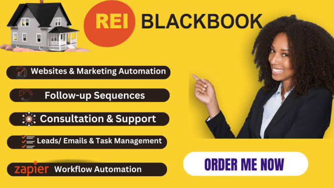 Gig Preview - Rei blackbook reply dialer website funnel a2p 10 dlc twilio registration zapier