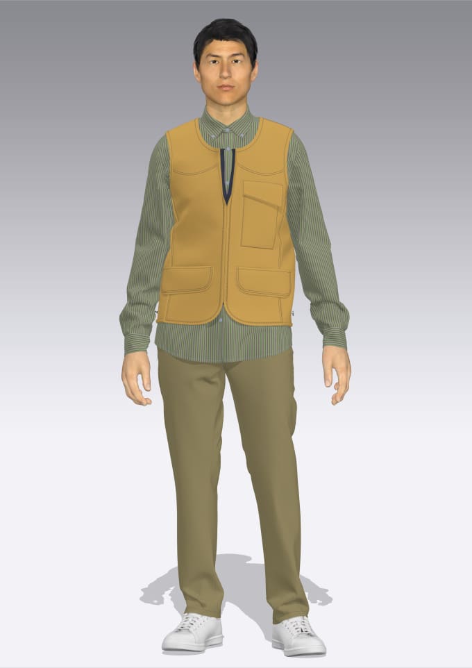 Gig Preview - Create realistic 3d garments with clo from any pattern