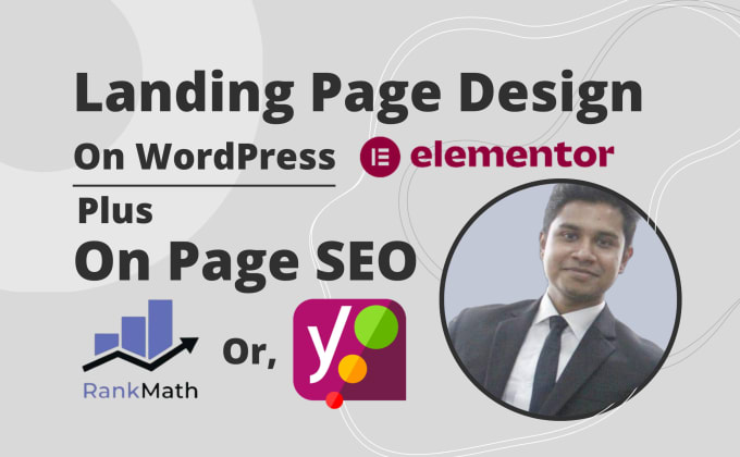 Gig Preview - Build a landing page, design, redesign wordpress website with elementor pro