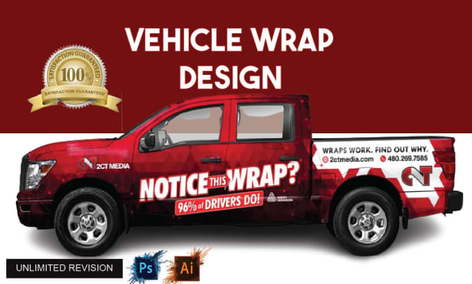 Gig Preview - Do luxury professional car, vehicle wrap, van, truck design