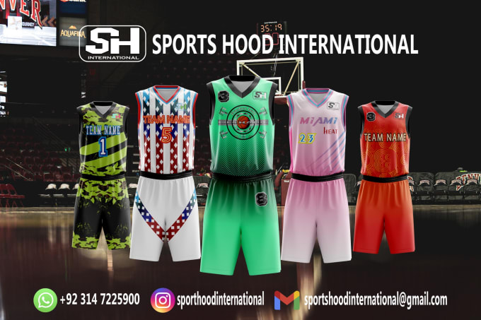 Design basketball sublimation jersey or uniform by Asad9863