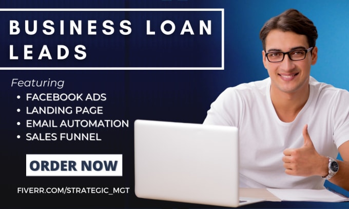 Gig Preview - Generate qualified business loan leads setup business loan leads funnel