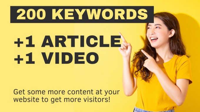 Gig Preview - Get you keywords and an outline for your new SEO article