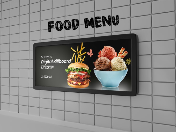 Gig Preview - Do menu design, food menu, restaurant menu, price list ,food cart wrap design