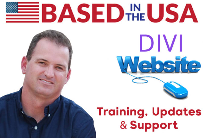 Gig Preview - Train you in divi website, do updates or site maintenance