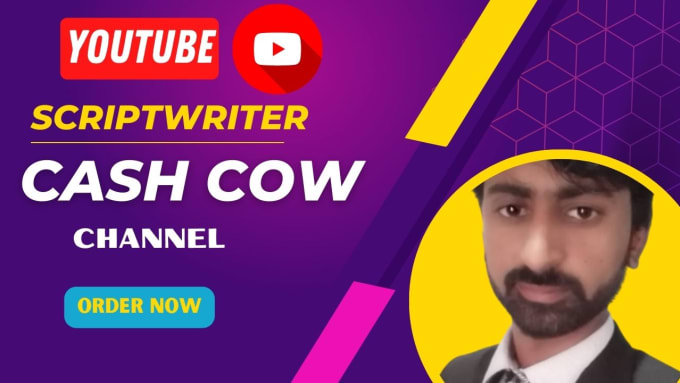 Gig Preview - Create cashcow youtube channel script