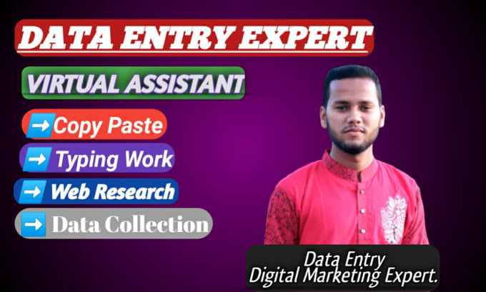 Gig Preview - Provide expert data entry and in depth data analysis services