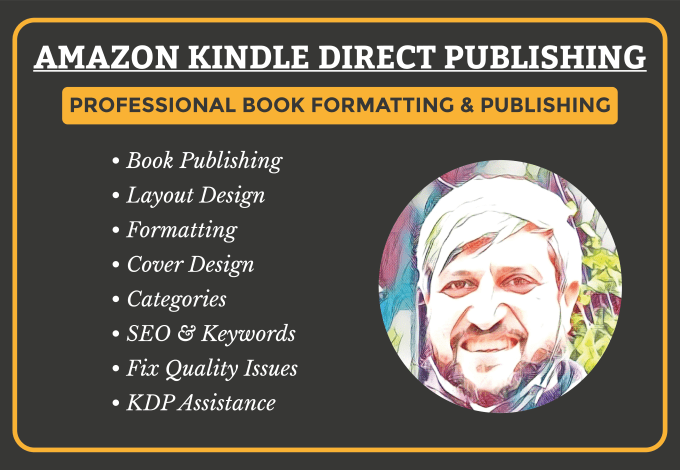 Gig Preview - Format and upload your book for amazon KDP