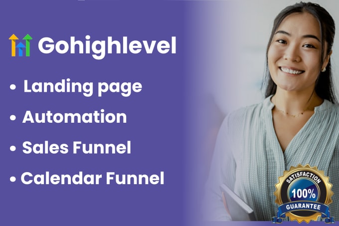 Gig Preview - Gohighlevel landing page gohighlevel funnel gohighlevel automation clickfunnels