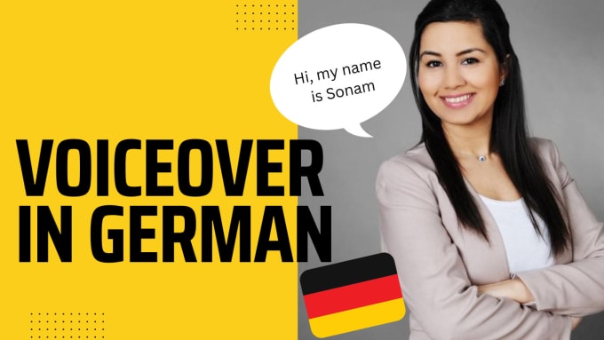 Gig Preview - Record a german voice over for your video or project