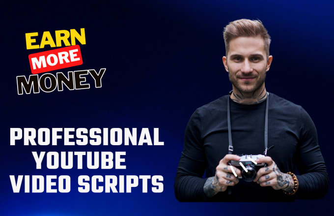 Gig Preview - Write a captivating youtube video script for your channel