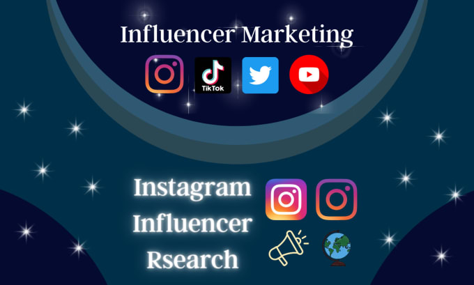 Gig Preview - Research best instagram influencer according to your niche