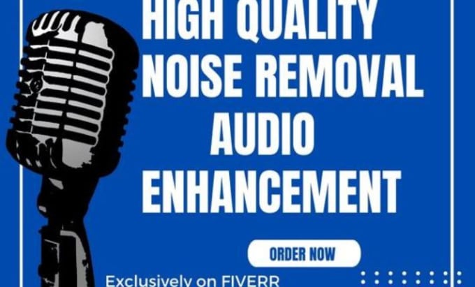 Gig Preview - Clean up background noise and enhance your audio file