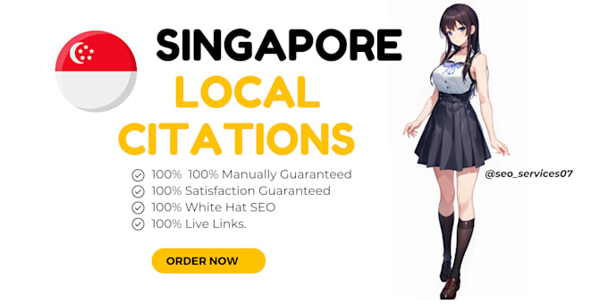 Gig Preview - Put your business in 200 singapore local citations for gmb ranking