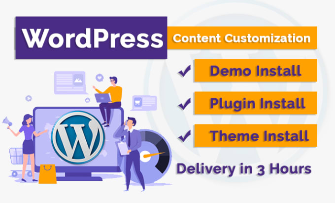 Gig Preview - Install wordpress, setup theme and import demo data