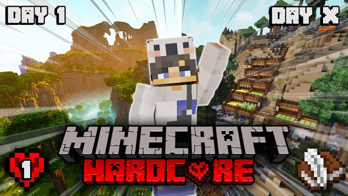 Bestseller - design an eyecatching minecraft thumbnail in 48 hours