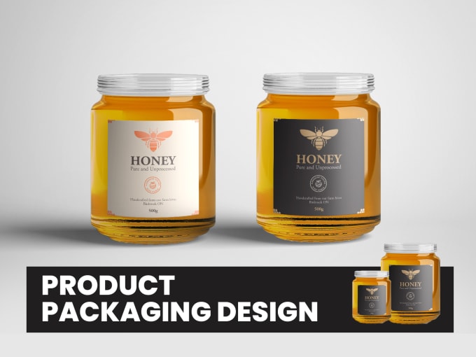 Gig Preview - Create any product packaging design, label, sticker design