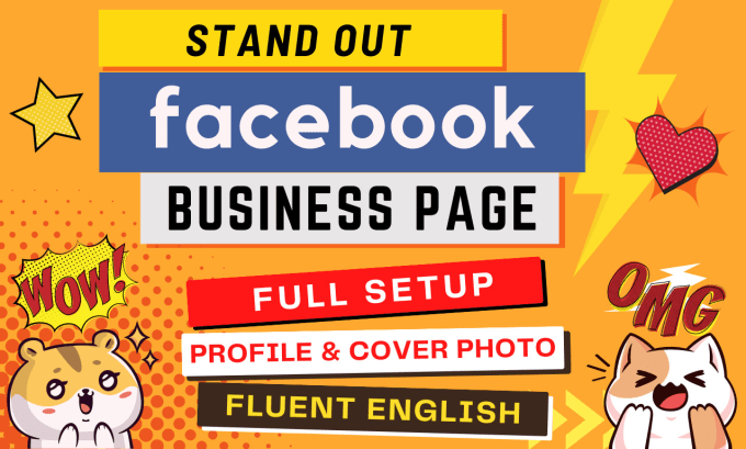 Gig Preview - Do facebook business page setup , fan page create , banner , and cover design