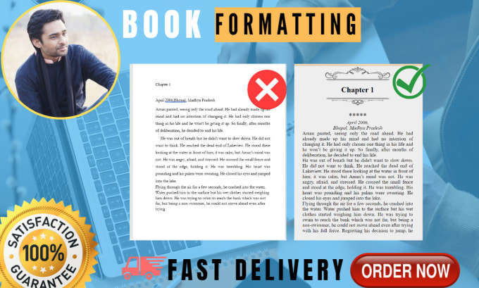 Gig Preview - Do KDP ebook formatting, book, paperback formatting and layout design