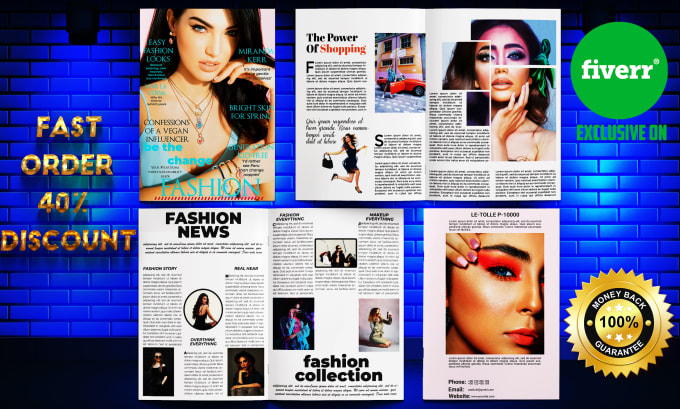 Gig Preview - Design a professional magazine or catalog 06 hrs