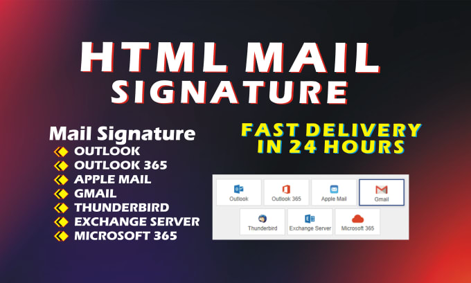 Gig Preview - Make clickable HTML mail signature