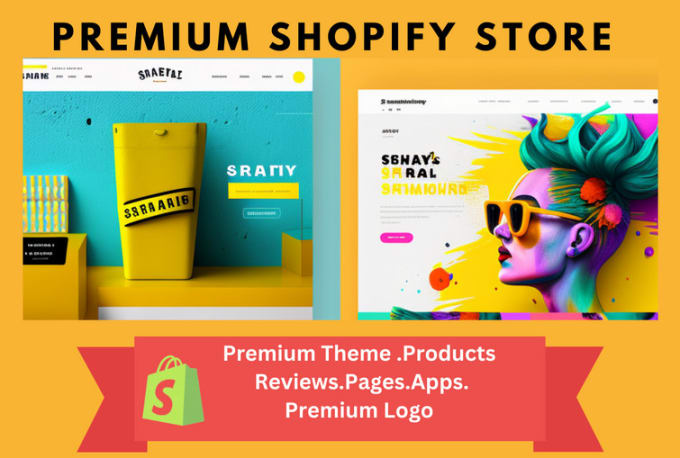 Gig Preview - Design branded shopify website, shopify dropshipping store