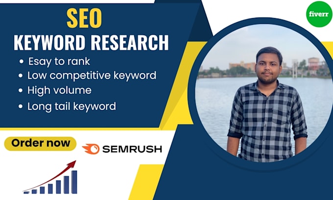 Gig Preview - Do semrush, ahrefs keyword research and competitor analysis for google