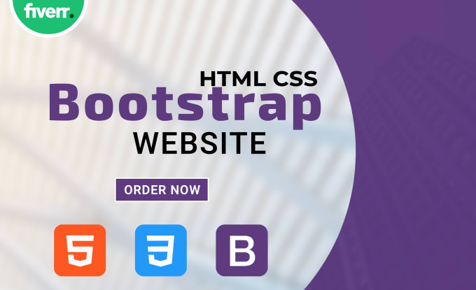 Gig Preview - Design fully responsive HTML CSS bootstrap website