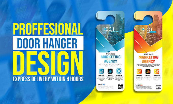 Gig Preview - Design dl flyer door hanger rack card dl trifold brochure within 4 hour