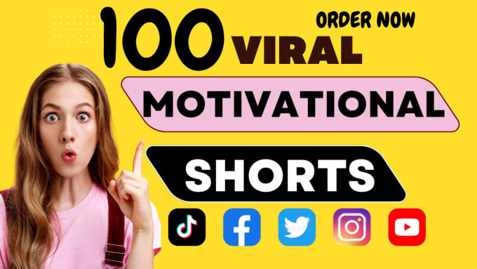 Gig Preview - Create 100 viral motivational videos youtube shorts, instagram, tiktok reels