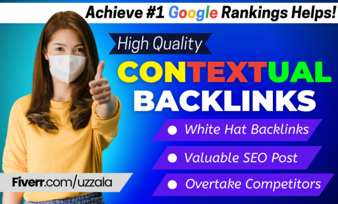 Gig Preview - Seo backlinks with high quality contextual link building