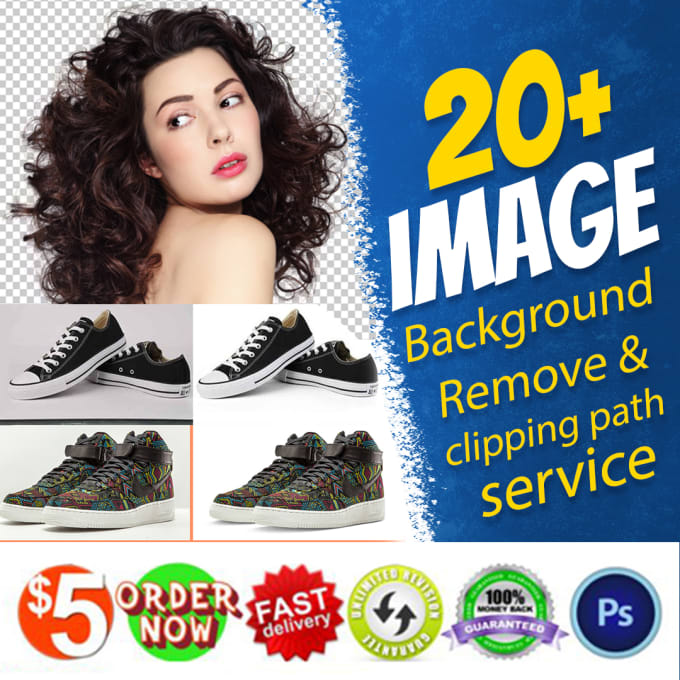 Gig Preview - Do 20 images background removal and clipping path service