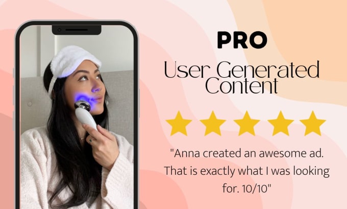 Gig Preview - Make ugc video for your beauty product