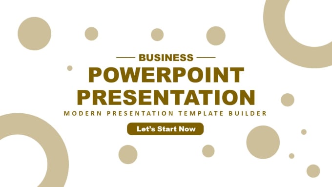 Gig Preview - Design creative powerpoint presentation design within 24h