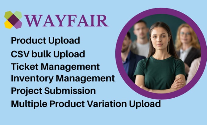 Gig Preview - Wayfair product listings and upload CSV