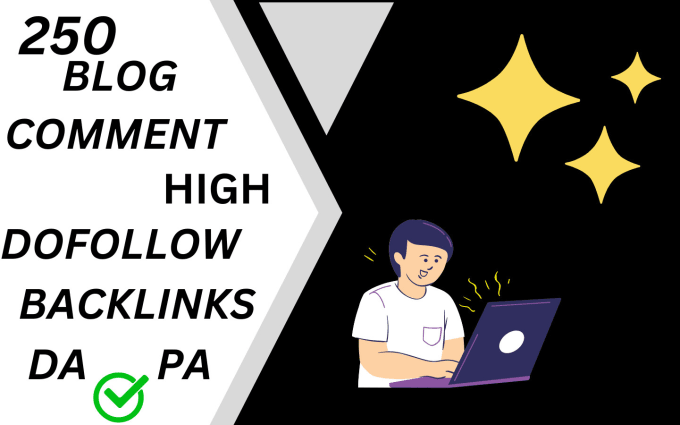 Gig Preview - Do 250 unique domain blog comment seo dofollow backlinks