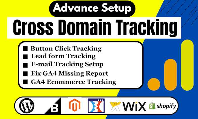 Gig Preview - Track cross domain ecommerce button click, mail subscriber, from submit, form