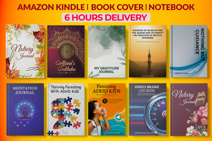 Gig Preview - Design your professional KDP ebook or amazon kindle book cover in just 8 hours