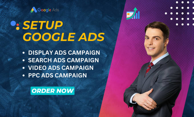 Gig Preview - Setup and manage your google ads adwords PPC campaigns