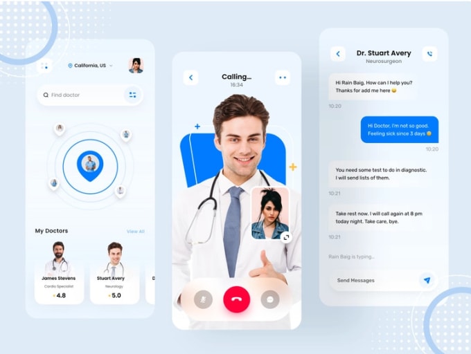 Gig Preview - Develop telemedicine app, telehealth app, hospital app, doctor app, patient app