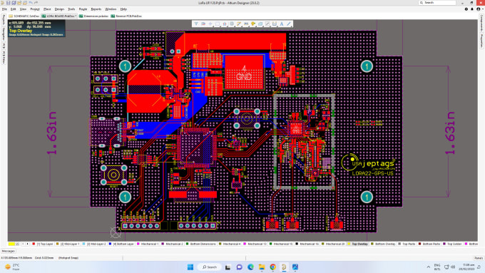 Gig Preview - Design GSM, gnss rf pcb using sx1276, sim986, mc60 etc