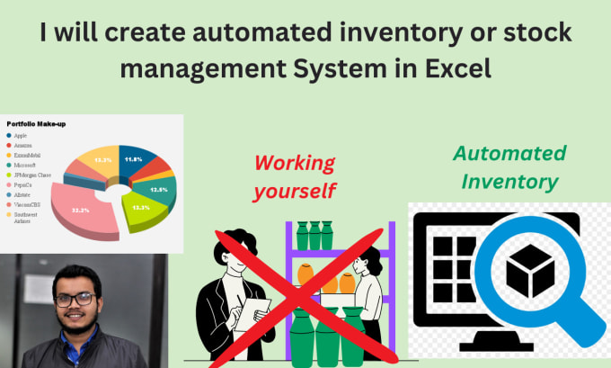 Gig Preview - Create automated inventory or stock management in excel