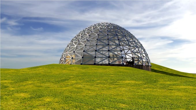 Gig Preview - Design a professional geodesic dome for you