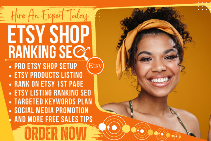 Gig Preview - Rank etsy listing with etsy SEO, etsy store promotion, etsy shop marketing sales